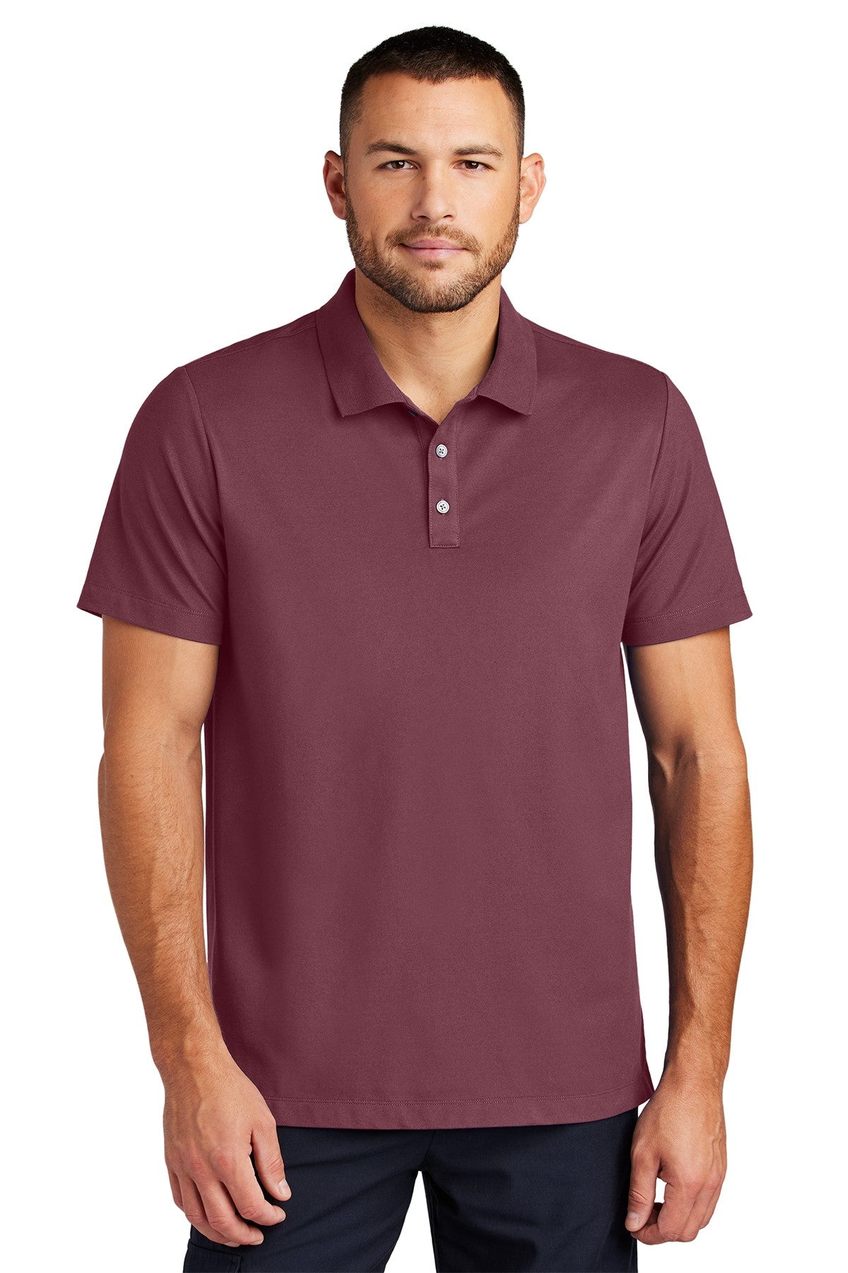 MM1004 MERCER + METTLE STRETCH POLO MENS ONE CREDIT