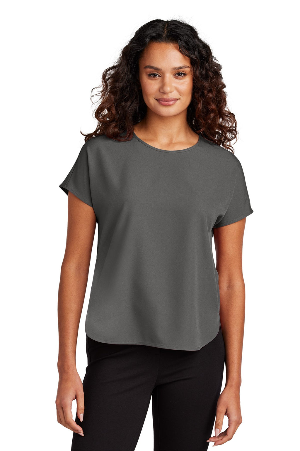 MM2015 MERCER + METTLE WOMEN'S STRETCH CREPE CREW ONE CREDIT