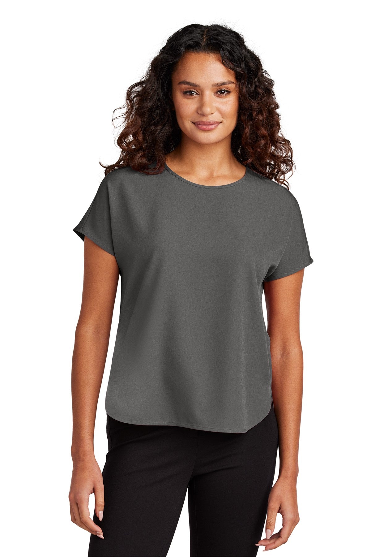 MM2015 MERCER + METTLE WOMEN'S STRETCH CREPE CREW ONE CREDIT
