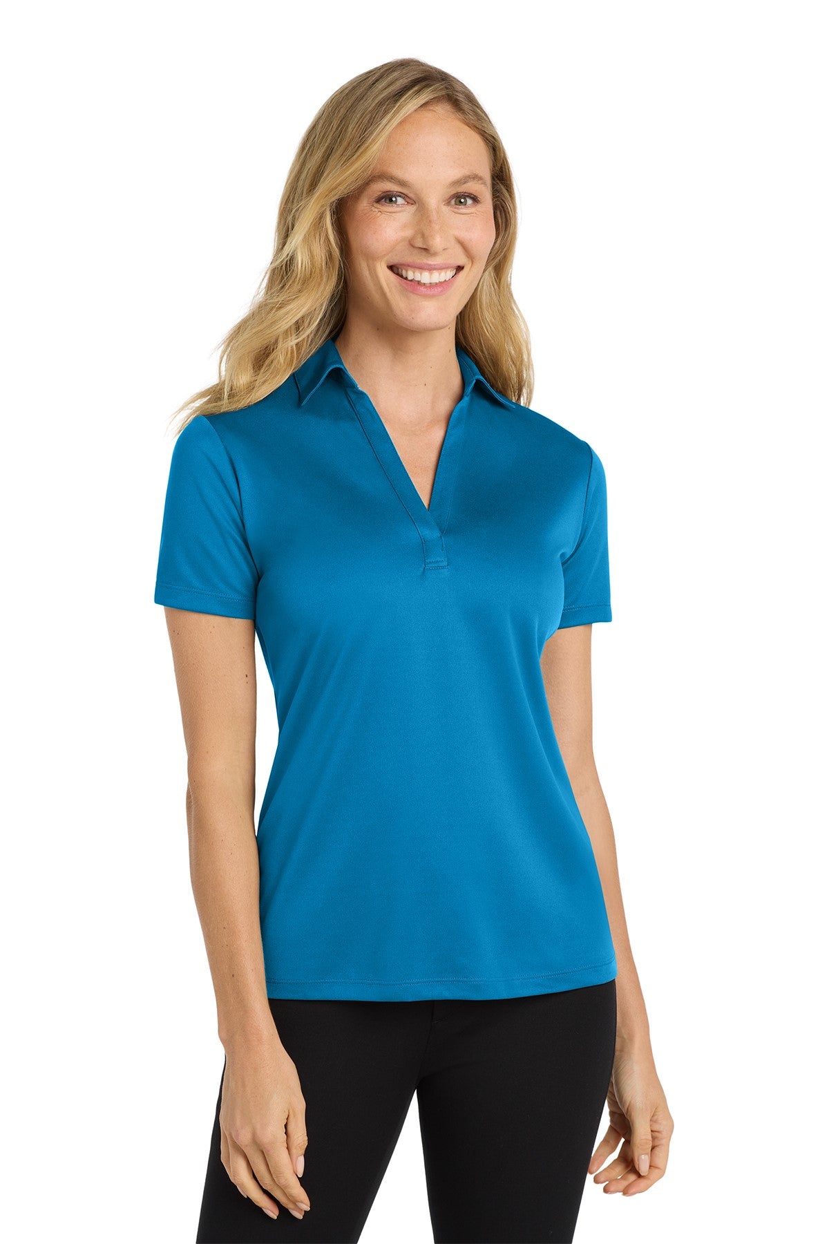 L540 PORT AUTH WOMEN'S POLO SILK TOUCH ONE CREDIT
