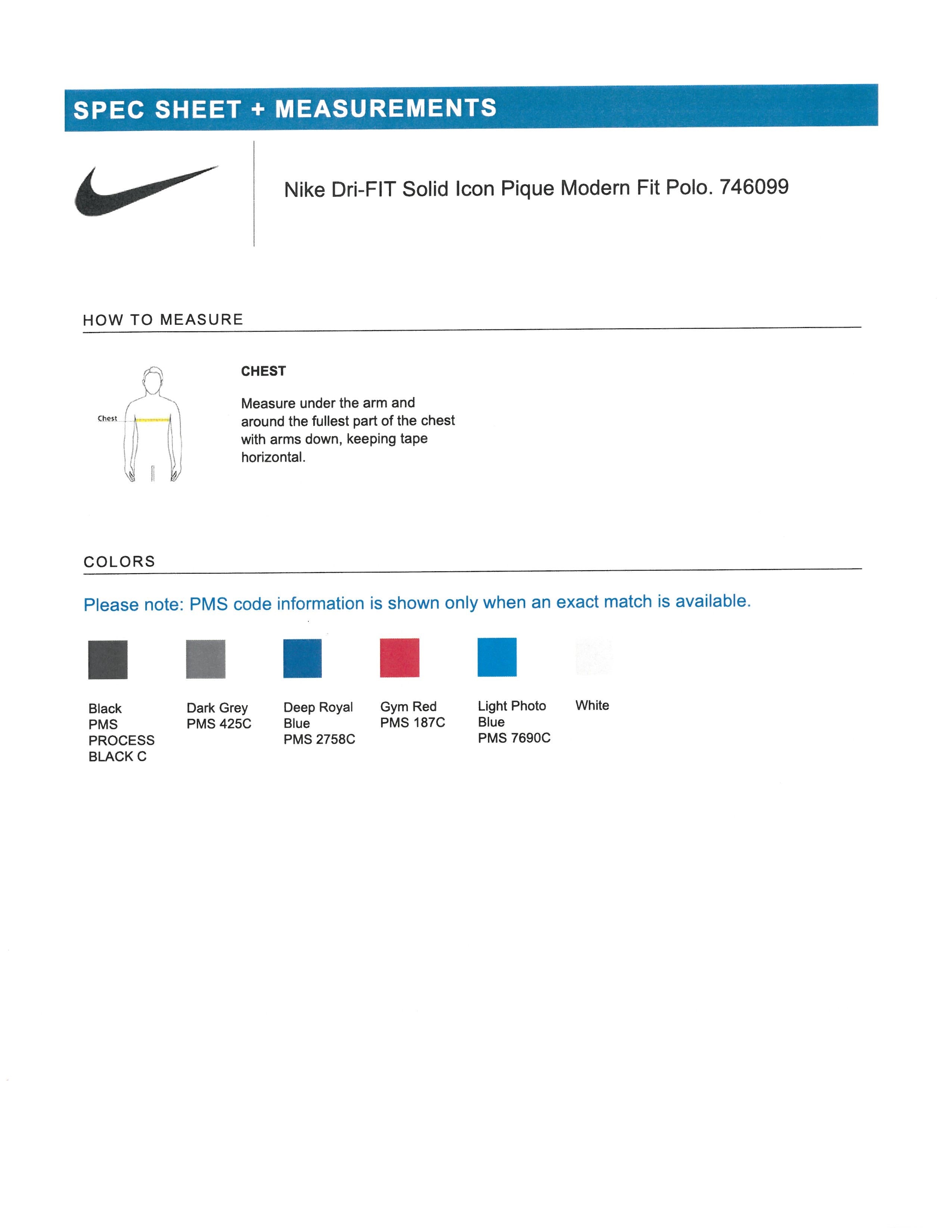 746099 NIKE MENS POLO TWO CREDITS