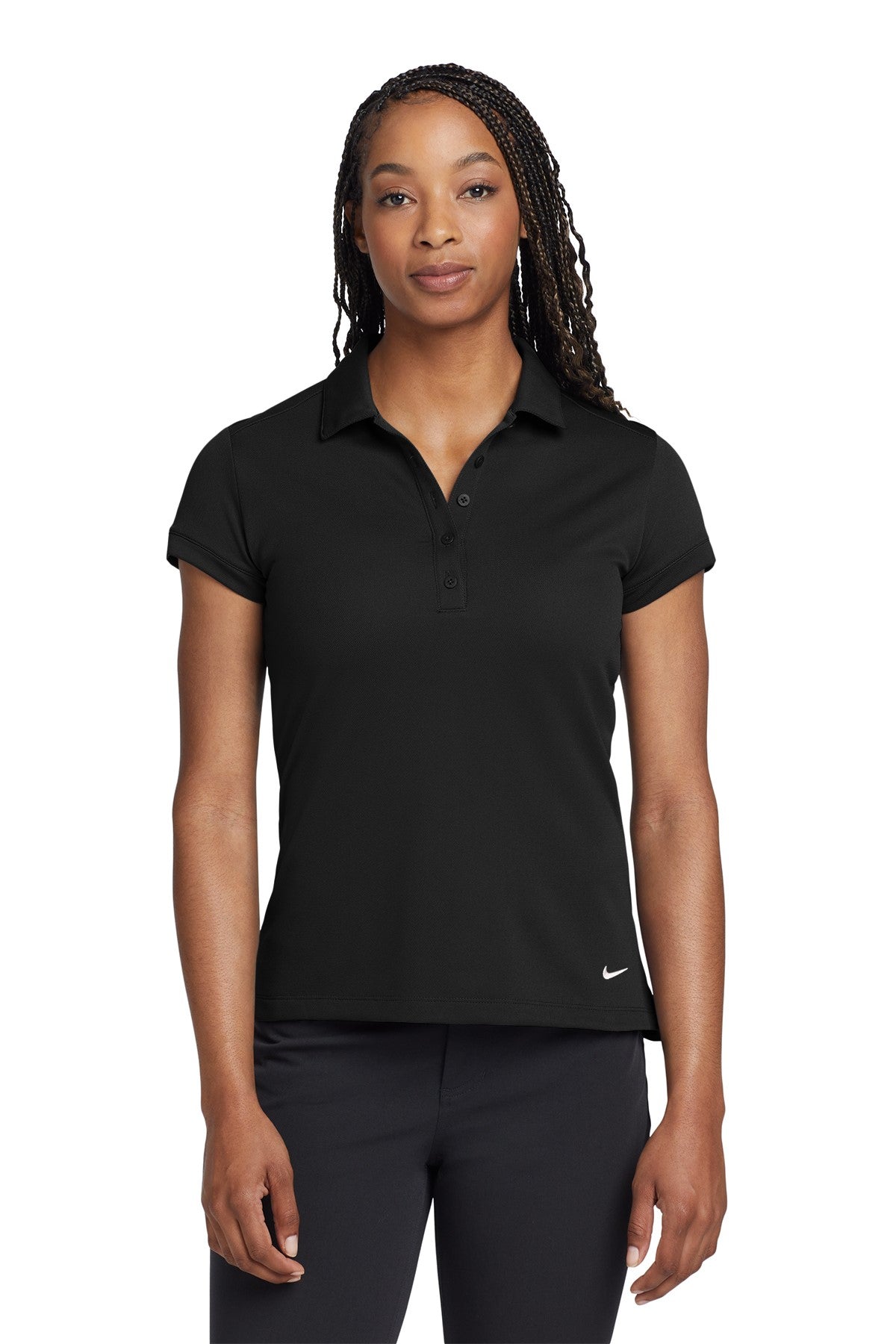 746100 NIKE LADIES DRI FIT MODERN POLO TWO CREDITS