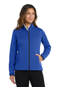 L717 PORT AUTH LADIES ACTIVE SOFT SHELL JACKET TWO CREDITS